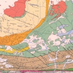 Geology map of mineral resources